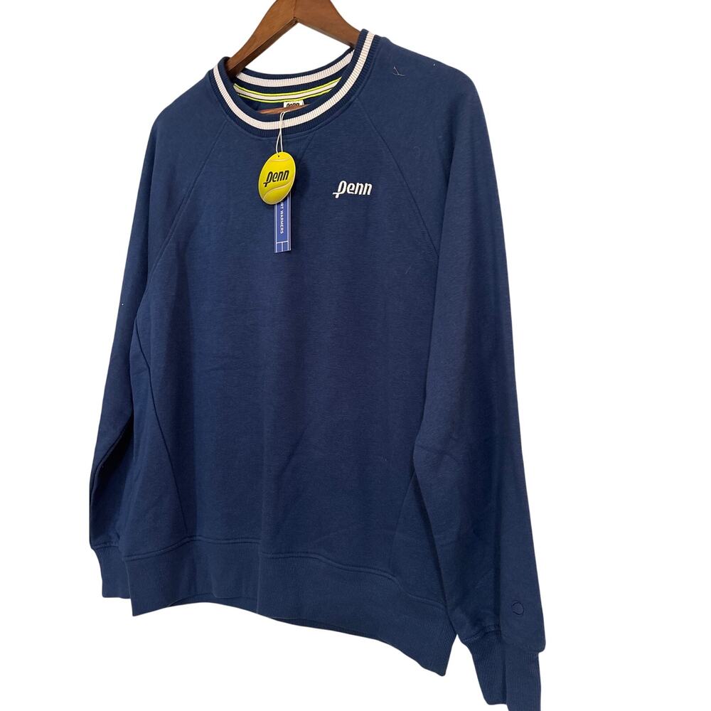 NWT Penn Men's Navy Sweatshirt Court Warmers Size M